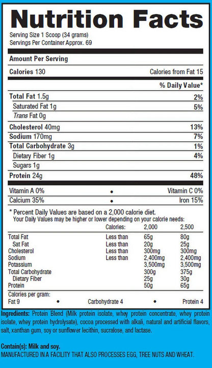 Best Protein Protein Chocolate Brownie, 69 Servings