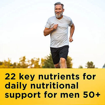 Multivitamin for Him 50+, Mens Multivitamins for Daily Nutritional Support, Multivitamin for Men, 90 Tablets, 90 Day Supply