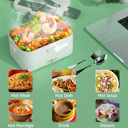 Thermal Food Grade PP Material and 304 Stainless Steel Reusable Lunch Box