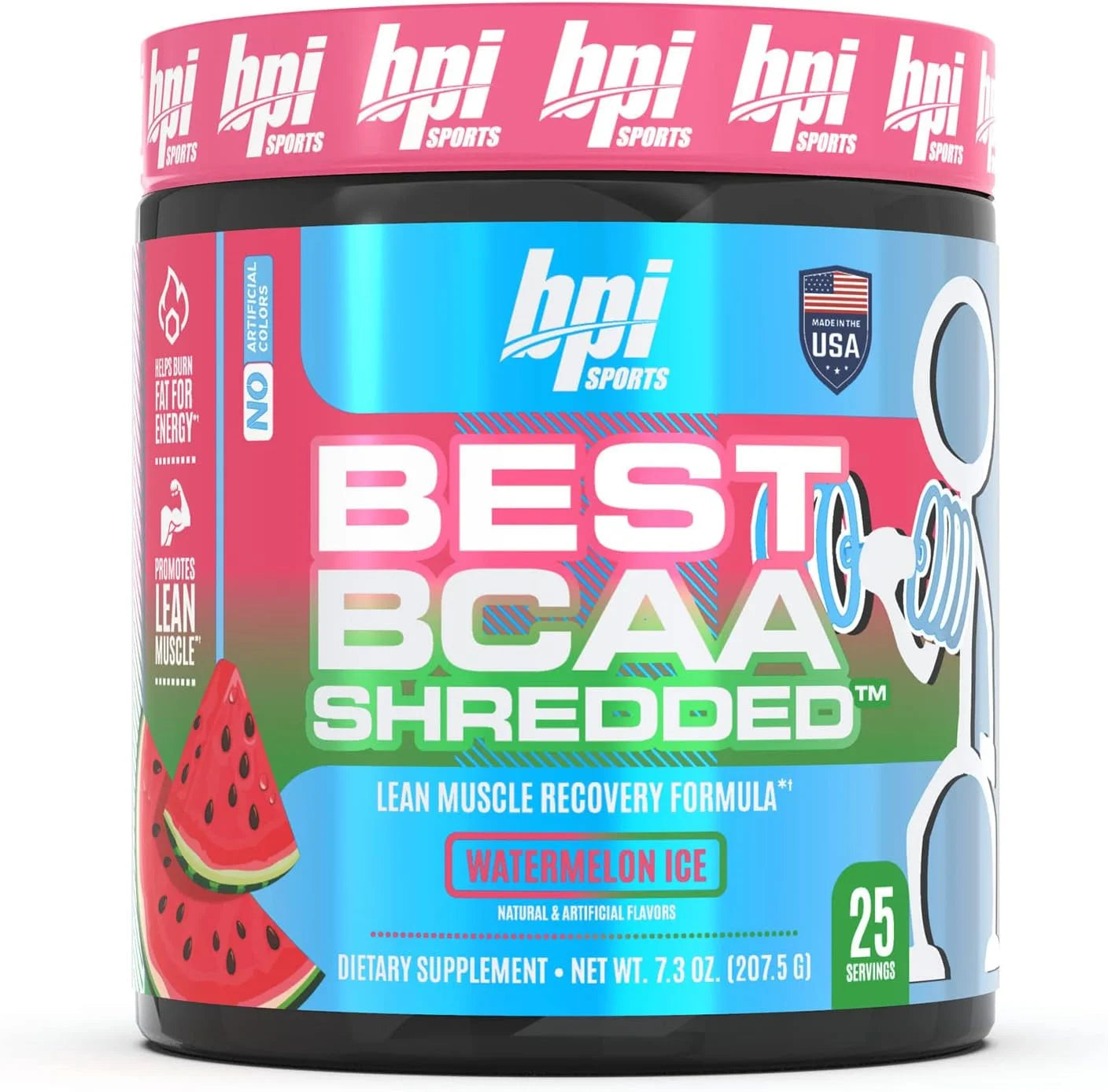 Best BCAA Shredded 25 Servings Watermelon Ice