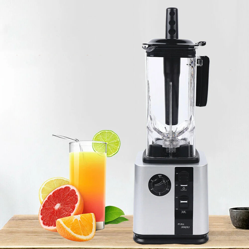 2200W Countertop Blender Kitchen Smoothie Blender Food Mixer with 6 Blades for Shakes Crushing Ice Frozen Dessert Soup with 2.2L Container