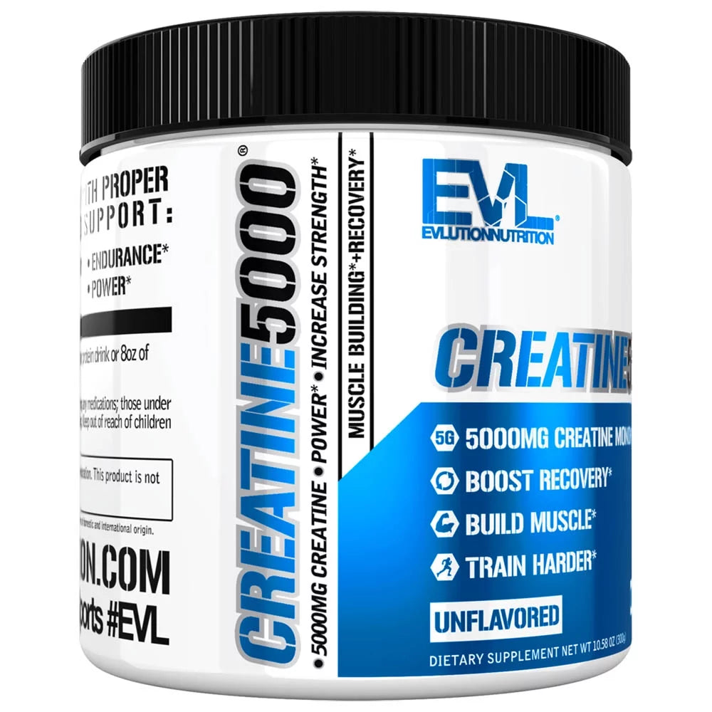 Creatine Monohydrate Powder 5000Mg Unflavored 60 Servings - Creatine Supplement to Boost Recovery & Build Muscle