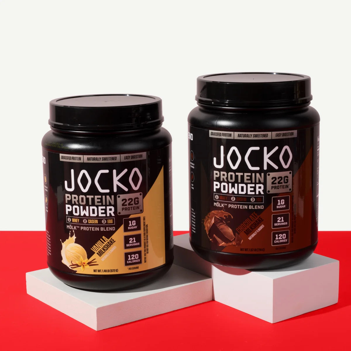 Jocko Mölk Vanilla Protein Powder, 21 Servings