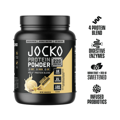 Jocko Mölk Vanilla Protein Powder, 21 Servings