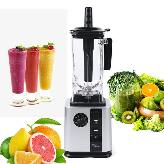 2200W Countertop Blender Kitchen Smoothie Blender Food Mixer with 6 Blades for Shakes Crushing Ice Frozen Dessert Soup with 2.2L Container