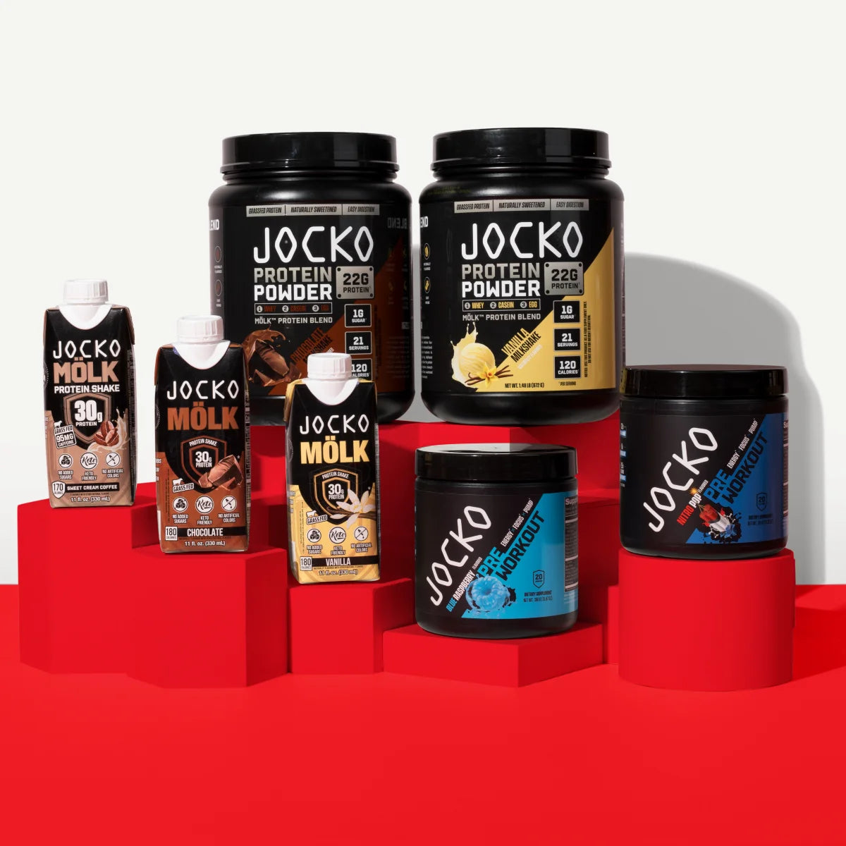 Jocko Mölk Vanilla Protein Powder, 21 Servings